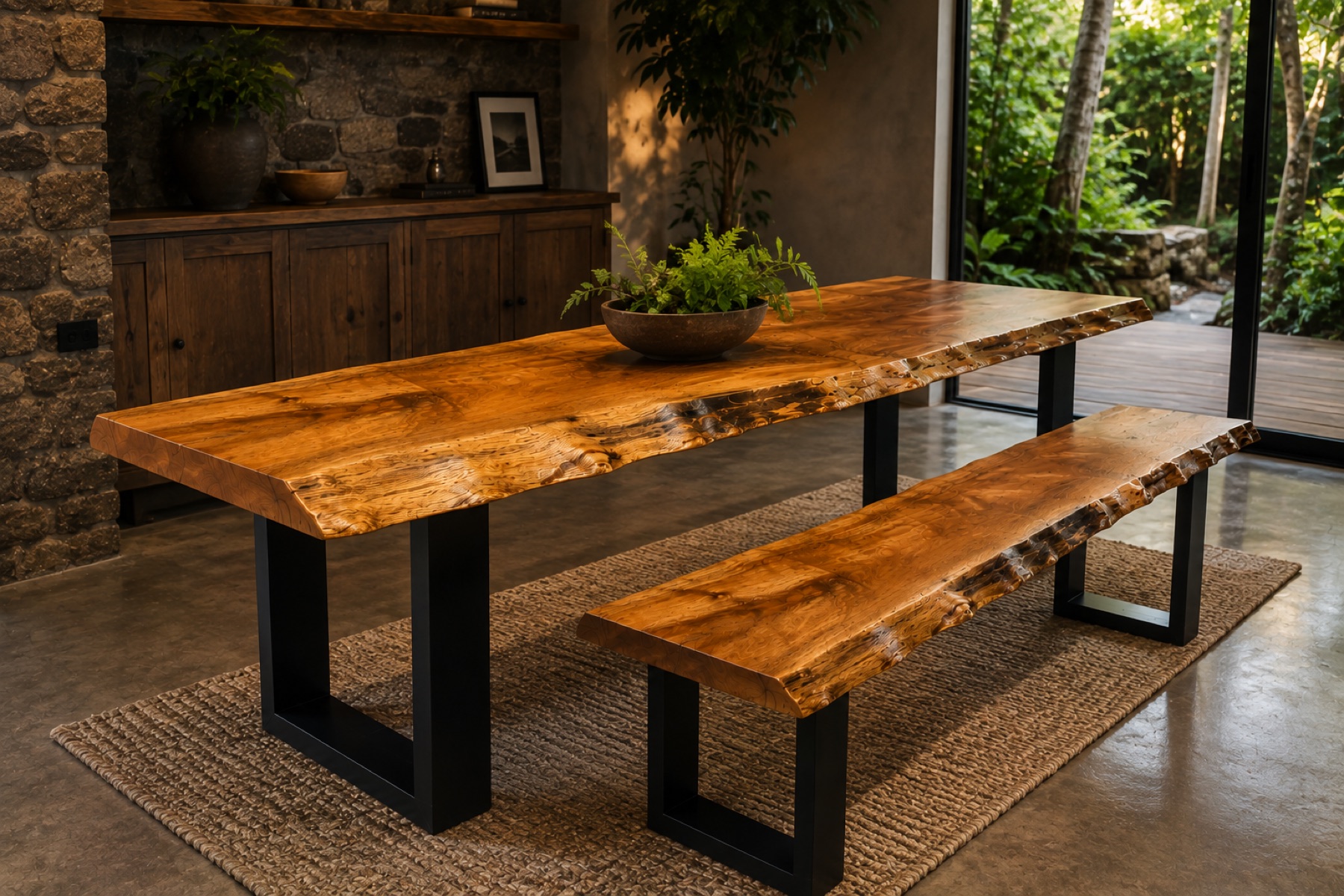 Tropical wood furniture handcrafted by Foresta